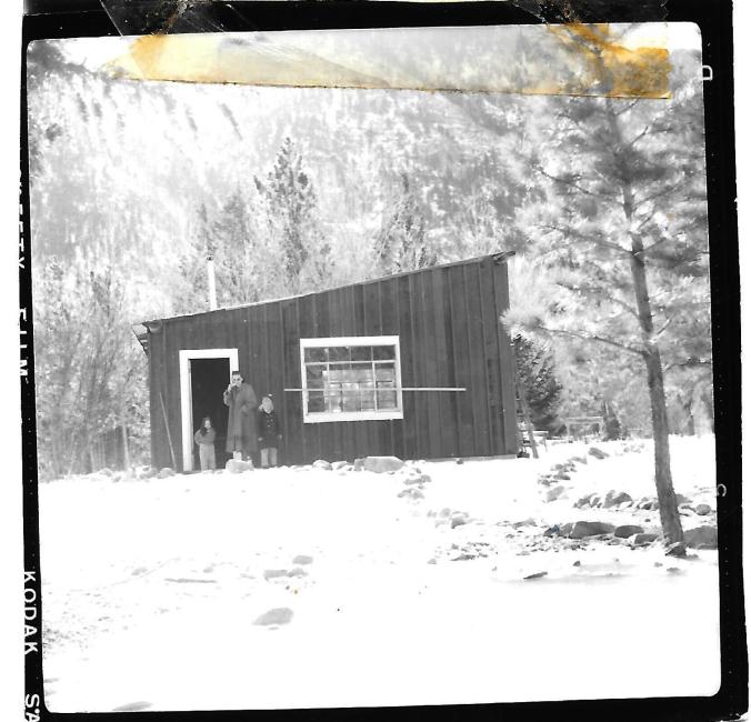 Chalk Creek Cabin in Winter